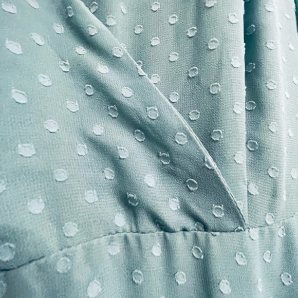 Teal (dark turquoise) long sleeve dress from Dynamite, size M. - Picture 6 of 9